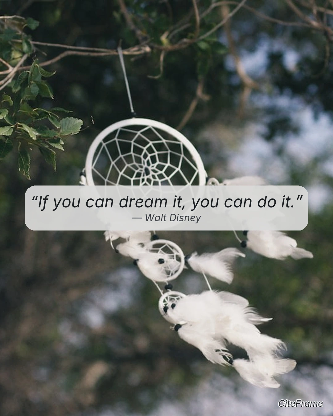 Quote by Walt Disney: If you can dream it, you can do it. (IGP)