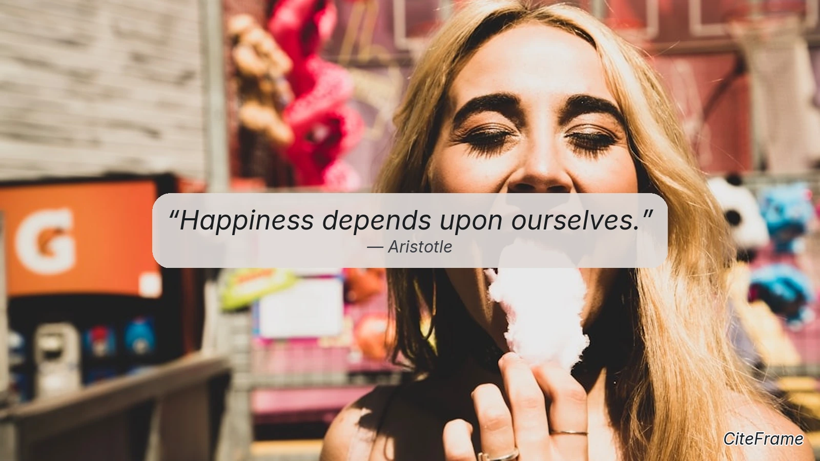 Quote by Aristotle: Happiness depends upon ourselves. (X)